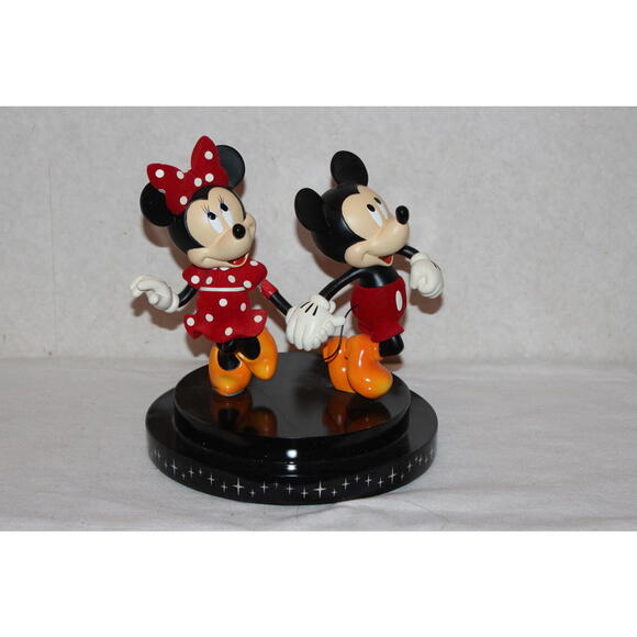 Disney Other - Disney Mickey & Minnie Mouse 25th Anniversary Large Figurine – Limited Repaired